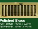 mcmaster louvered polished brass